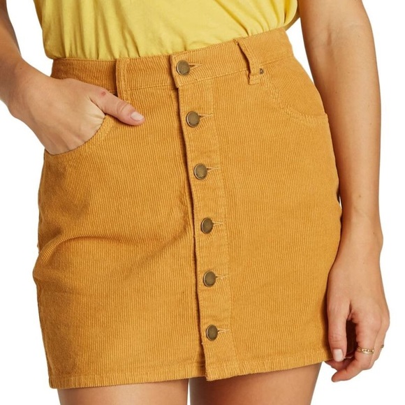 🌴🌼BILLABONG- GOOD LIFE CORD SKIRT🌼🌴 - Picture 3 of 11